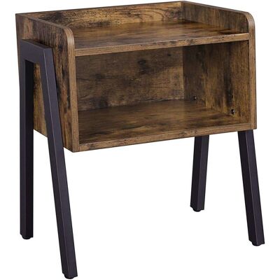 Nancy's Western Springs Bedside Table Industrial Brown