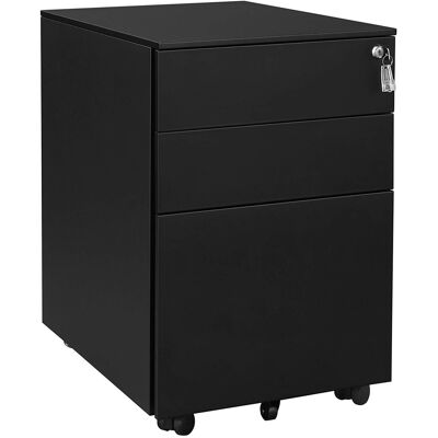 Nancy's Brookdale Drawer Unit 3 Drawers Black