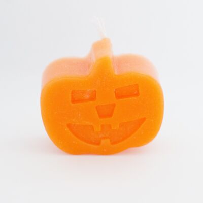 Vela calabaza halloween