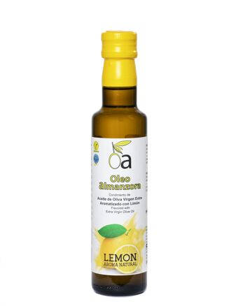Assaisonnement d'huile d'olive extra vierge au citron.