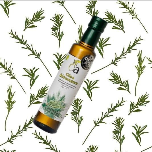 Olivenöl-Gewürz mit Rosmarin (250 ml Flasche)