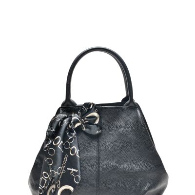 AW21 CF 1750_NERO_Borsa con manico superiore