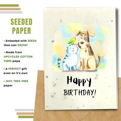 Happy Birthday Card, Friends Pack Of 8