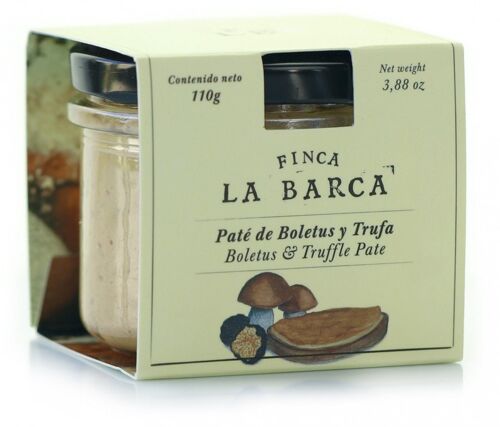 Paté Boletus y Trufa "FINCA LA BARCA" 110G