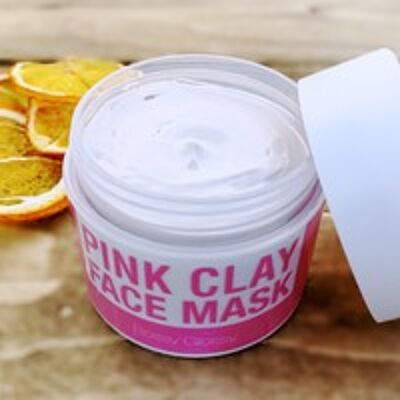 Mascarilla facial de arcilla rosa hialurónica 50ml - Vitamina C Naranja dulce