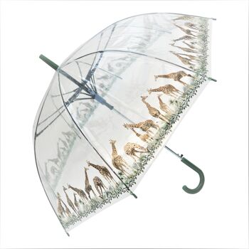 Parapluie - Imprimé Girafes Transparent, Regenschirm, Parapluie, Paraguas 1
