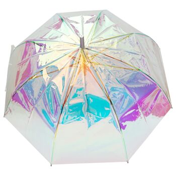 Parapluie - Droit Transparent Irisé, Regenschirm, Parapluie, Paraguas 2