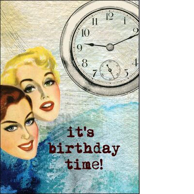Greeting card  - It's birthday time