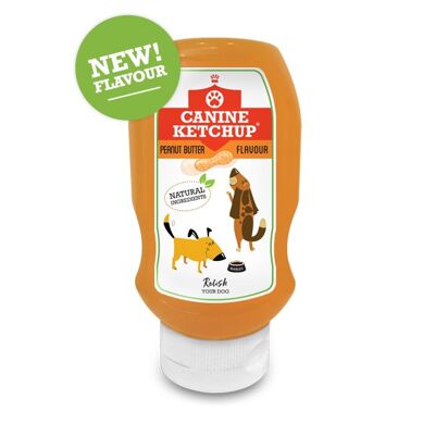 Canine Ketchup 425g - Gusto Burro Di Arachidi - Confezione Da 3