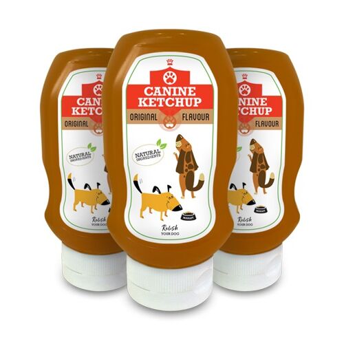 Canine Ketchup 425g - Original Flavour - 3 Pack