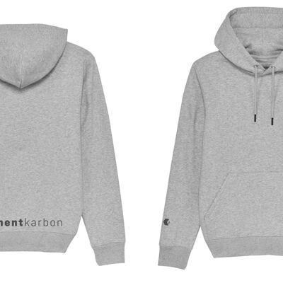 Grey Reflective Print Classic Fit Hoodie