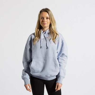 Pastel Blue Relaxed Fit Hoodie