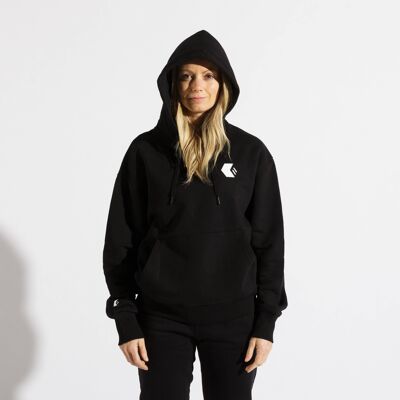 Black Relaxed Fit Hoodie