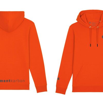 Tangerine Reflective Print Classic Fit Hoodie