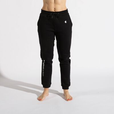 Black Jogging Bottoms - Relaxed Fit