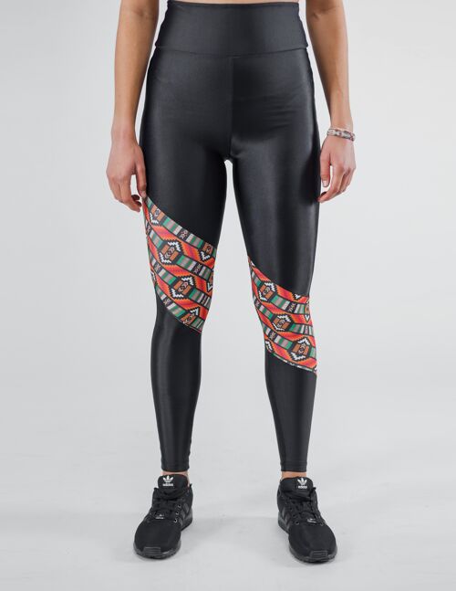 Bogolan Nicht durchsichtige Sport Leggings