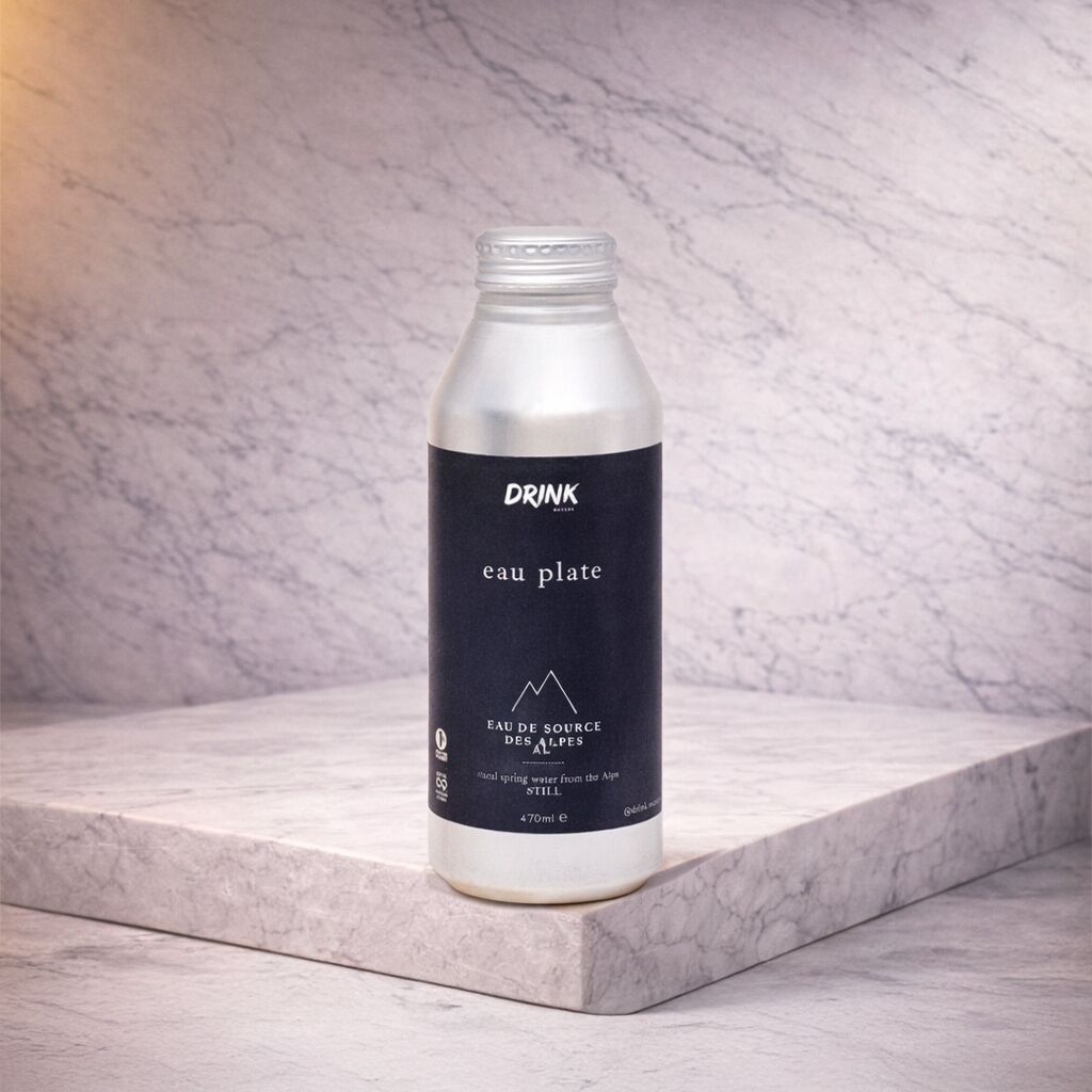 Eau de Source Naturelle des Alpes Plate - 12 Bouteilles Aluminium - 470ML