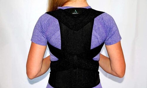 Large Back Brace Lumbar Support Shoulder Posture Corrector For Women/Men  Back Pain Relief