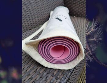 Tapis de yoga écologique UK, tapis de Pilate écologique, tapis de Pilate, tapis de fitness, tapis d'exercice, tapis de méditation, tapis d'entraînement à domicile, violet 6