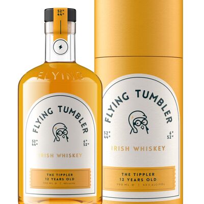 Whisky irlandese di 12 anni di The Tippler di Flying Tumbler, 43% ABV, 70cl