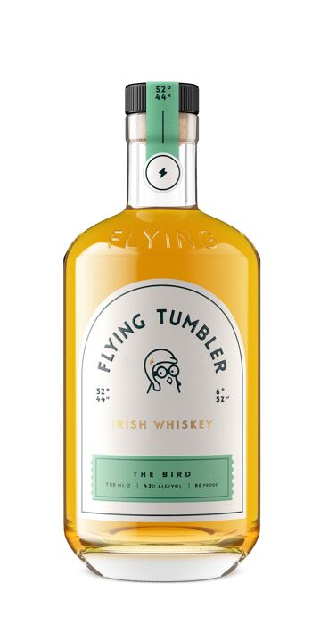 The Bird Blended Irish Whiskey de Flying Tumbler, 43% ABV, 70cl 2