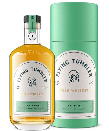 The Bird Blended Irish Whiskey de Flying Tumbler, 43% ABV, 70cl 1