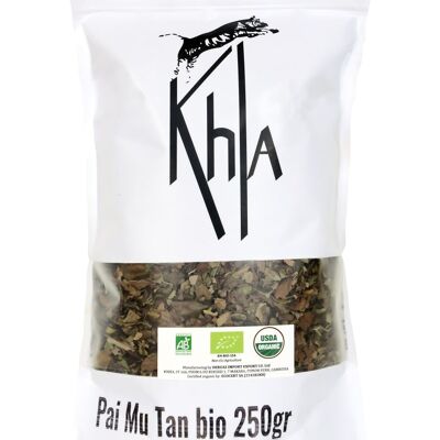 Thé blanc bio de Chine - Paï Mu Tan - Poche vrac - 250g