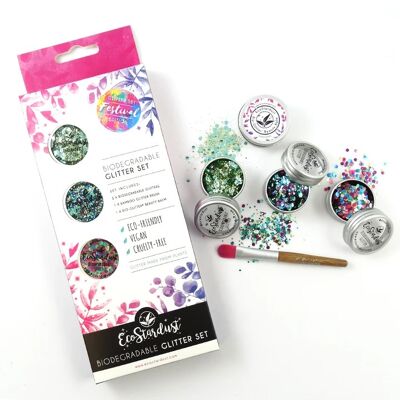 Festival Favourites Biodegradable Trio-glitter Set