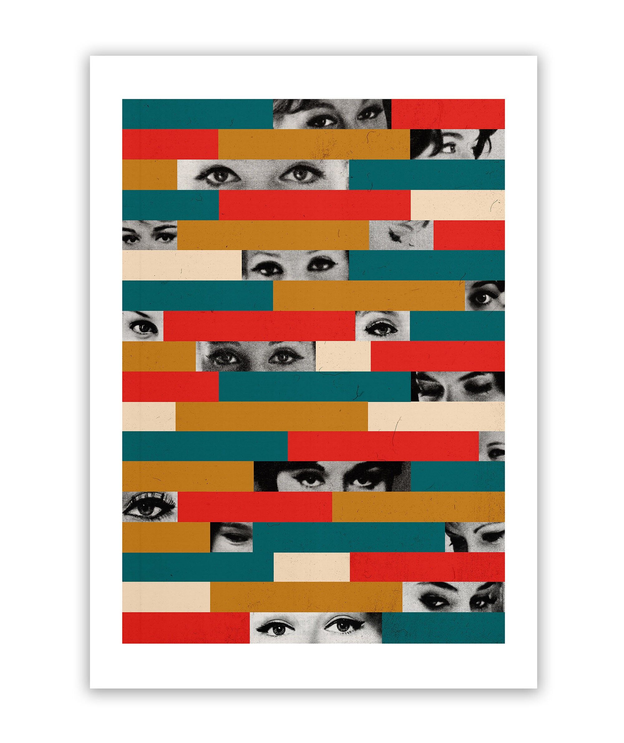 Ojos - Edición de bellas artes firmado A3