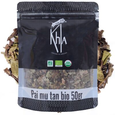 Tè bianco biologico dalla Cina - Paï Mu Tan - Big bag - 50g