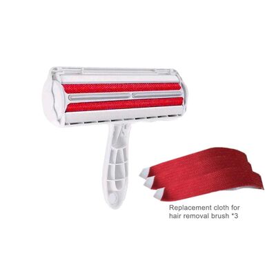 Pet Hair Remover PRO™ Reusable Brush for Furniture Sofa and Clothes - Red Set