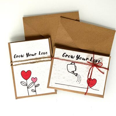 Love Seed Card Pack of 2
