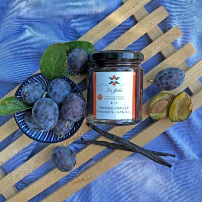 Confiture de Prunes vanille 215g