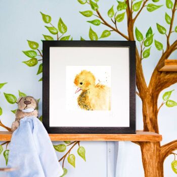 Impression giclée de luxe Inky Duckling sans cadre 4