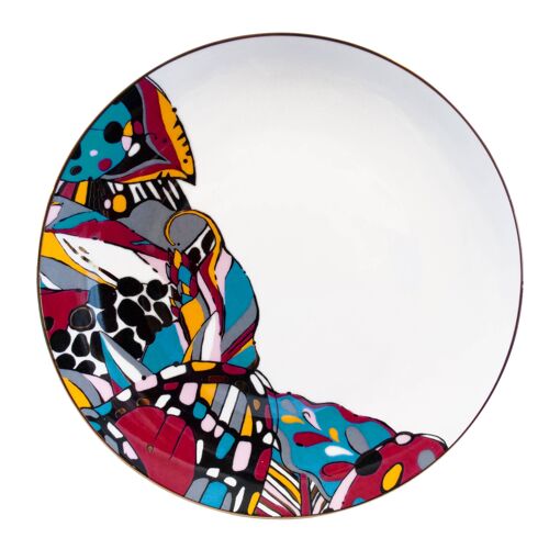 Fine Bone China Plate - Collidoskope