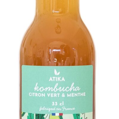 Kombucha Atika Citron vert menthe