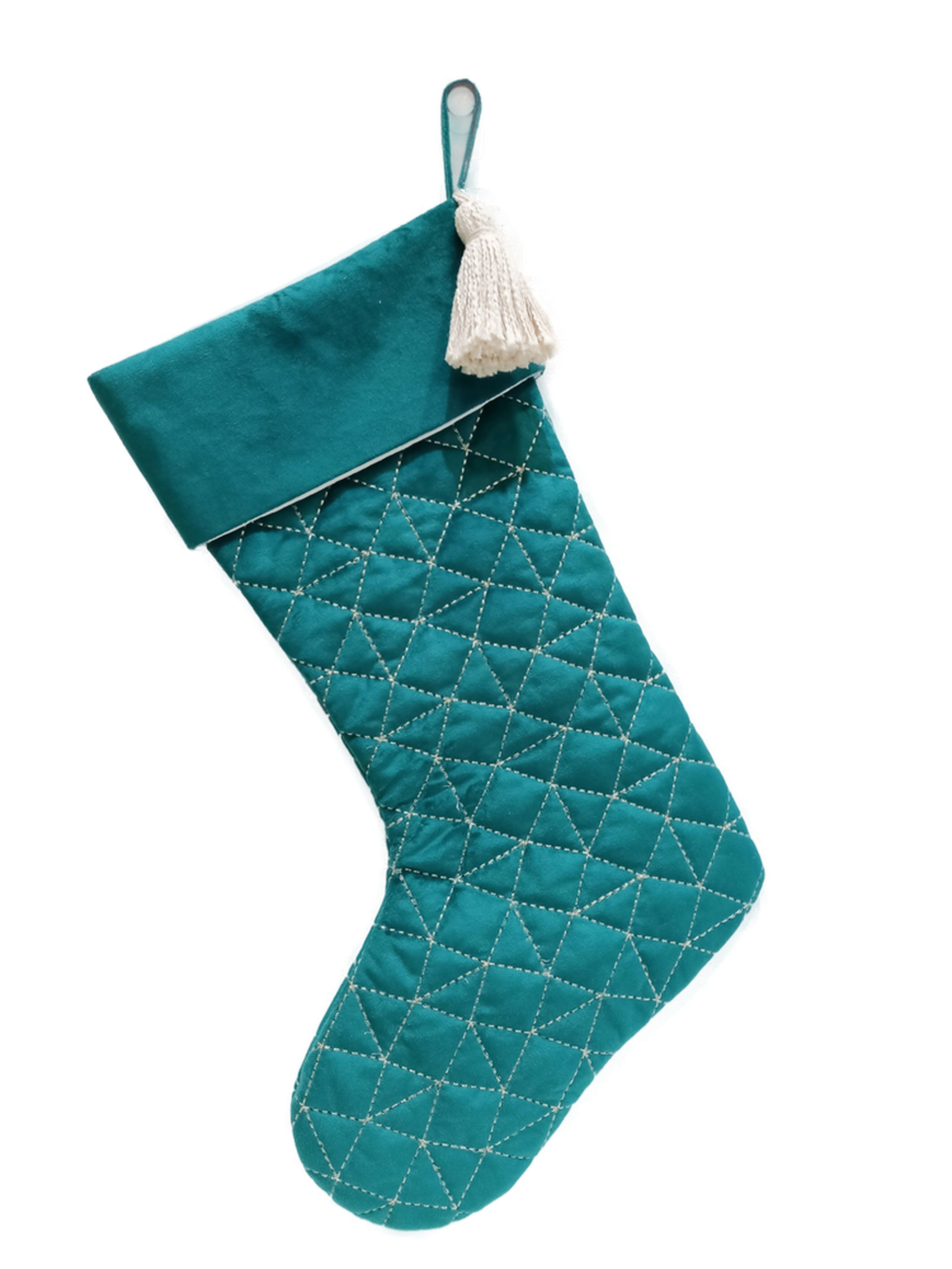 Calza di Natale trapuntata | Regali di Natale 2021 |