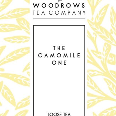 THE CAMOMILE ONE X 80 compostable pyramid tea bags
