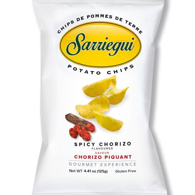 SARRIEGUI PATATAS CHIPS CHORIZO PICANTE 125g