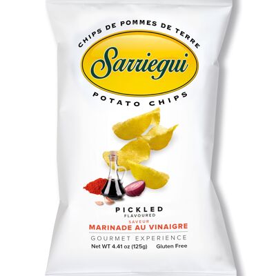 SARRIEGUI CHIPS DE POMMES DE TERRE MARINÉS AU VINAIGRE 125g