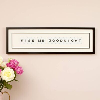 Dame un beso de buenas noches