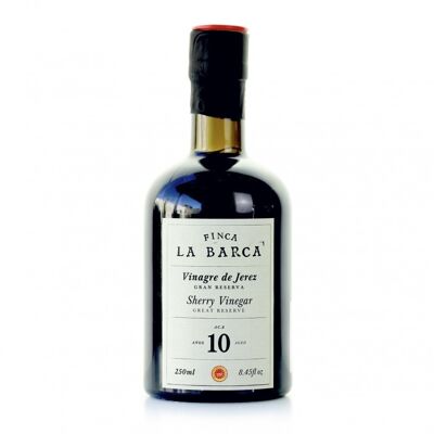 Sherry Vinegar GRAN RESERVA D.O.P. "FINCA LA BARCA" Bottle 250 ml.