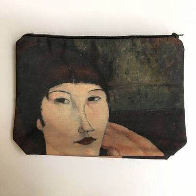 Zoom on faces - Toiletry bag - MODIGLIANI - art - museum - beauty - fashion - GIFT