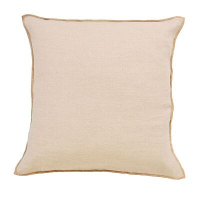 Natural linen cushion 45x45