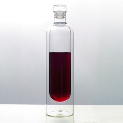 Botella de vino con aislamiento levitante de 750 ml (doble pared)