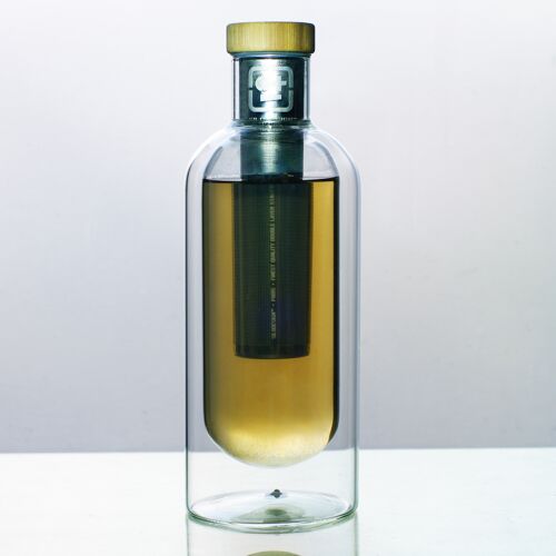 L'infuseur isotherme écologique 500ml (bouteille double paroi + filtre inox)