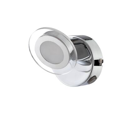 Wofi Chloe Single Chrome Wall Light