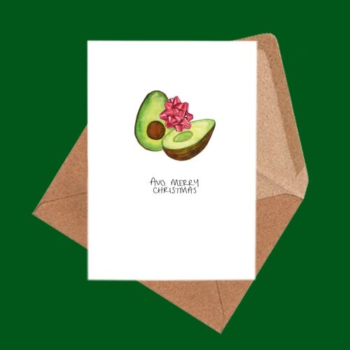 AVO MERRY CHRISTMAS A6 Card