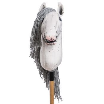 cavallo a dondolo Fiori In Stoffa, giocattoli in legno