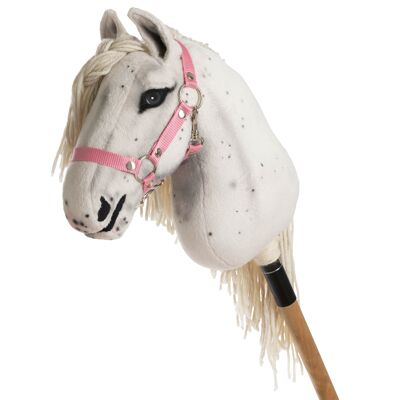 Cavezza per cavalli da passatempo, rosa, taglia XL